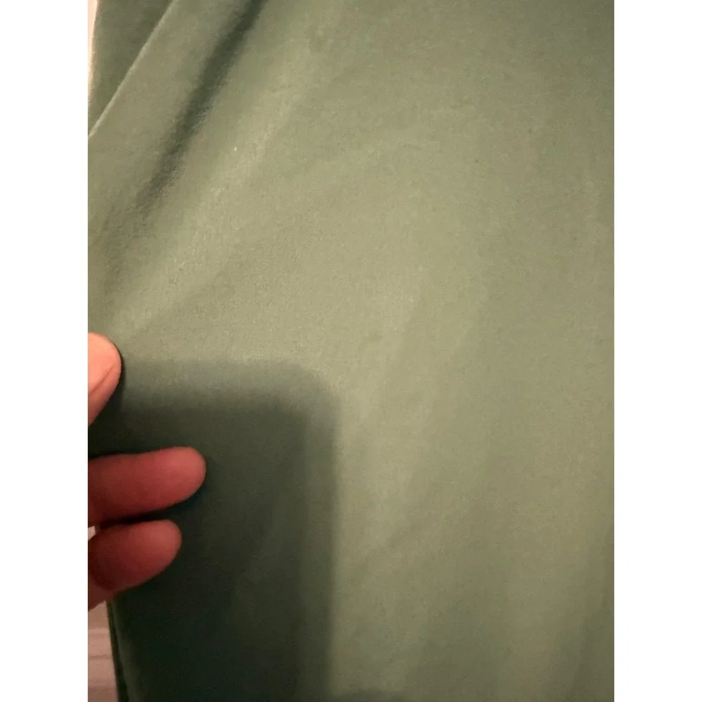 Athleta Green Athleisure Jogger Ankle Pants Women's Brooklyn Sz 6 Ribbed Sides - Picture 5 of 14